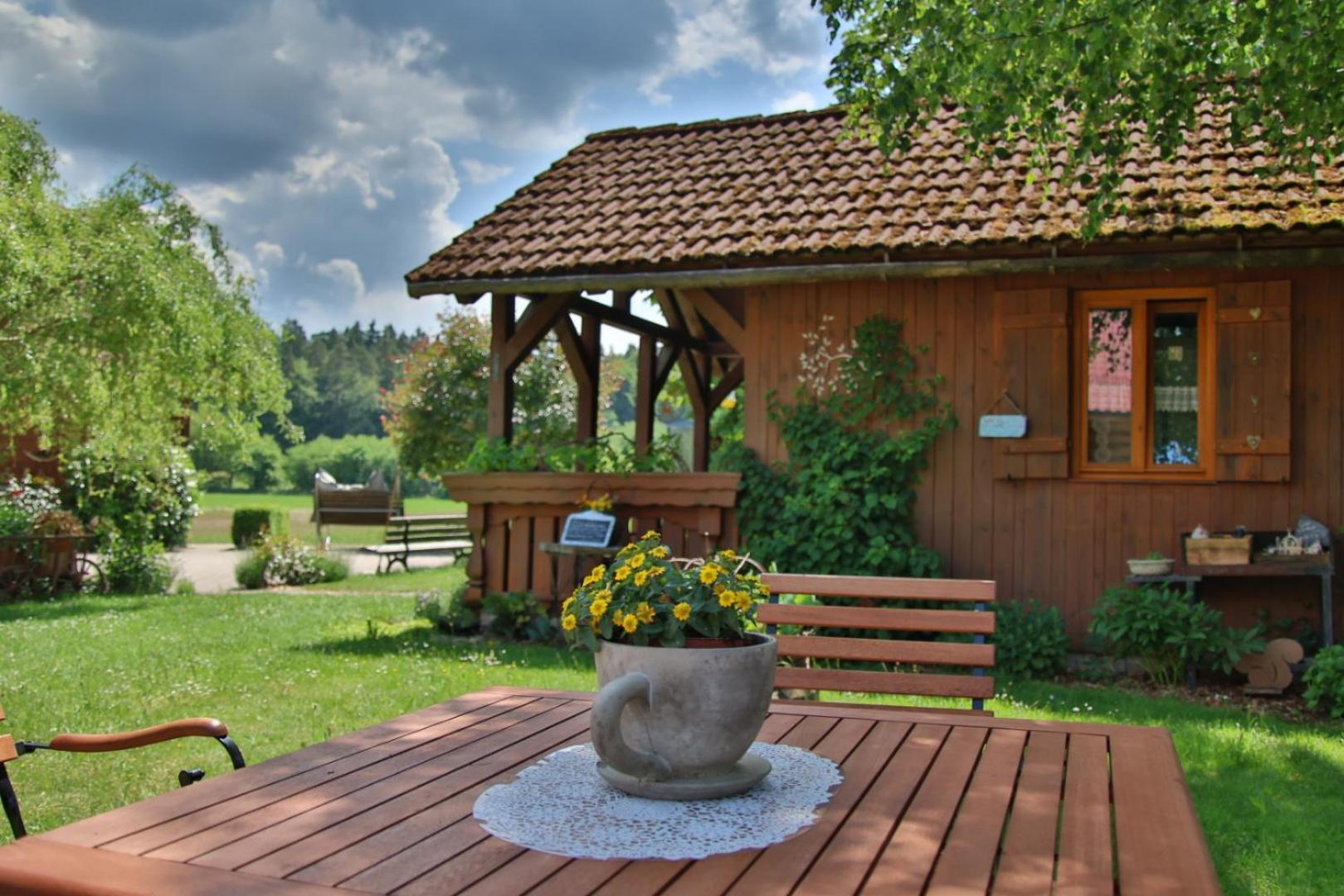 Heumanns Blockhaeuser Am Wald Hotel Pottenstein Kültér fotó