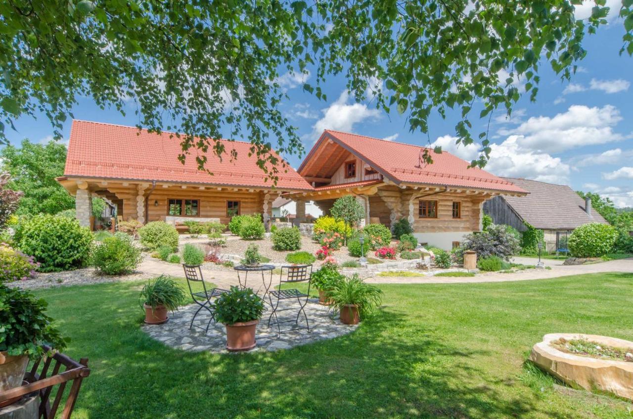 Heumanns Blockhaeuser Am Wald Hotel Pottenstein Kültér fotó