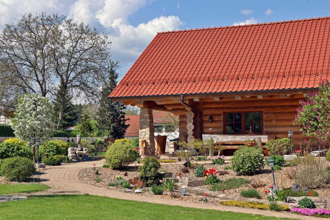 Heumanns Blockhaeuser Am Wald Hotel Pottenstein Kültér fotó